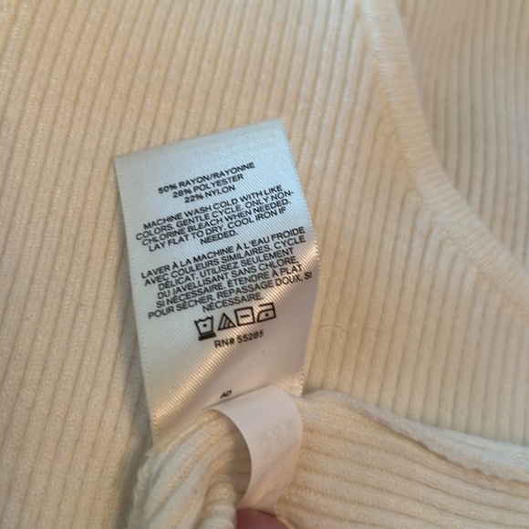 White Express Scoop-Neck Sweater - Picture 6 of 6